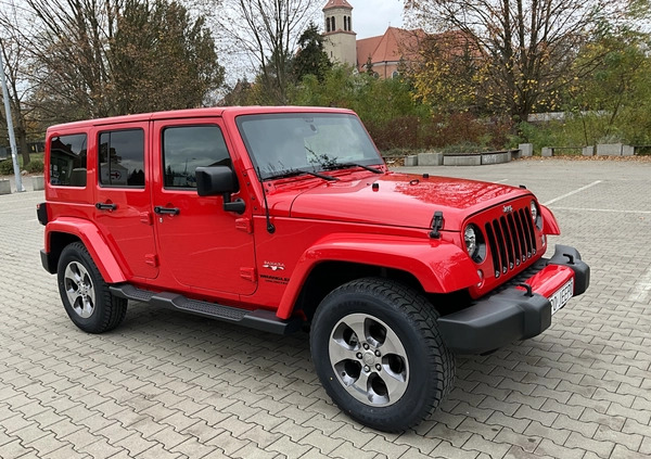 Jeep Wrangler cena 119000 przebieg: 72000, rok produkcji 2016 z Poznań małe 742